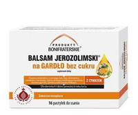 Balsam Jerozolimski na gardło bez cukru 16 pastylek