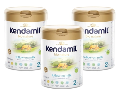 Kendamil Nature 2 HMO+ mleko organiczne bez oleju rybiego ZESTAW 3 x 800 g