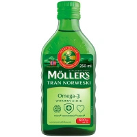Moller's Tran Norweski, powyżej 3 lat aromat jabłkowy 250 ml