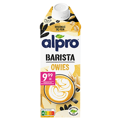 Alpro zestaw degustacyjny napojów BARISTA różne smaki 4 sztuki