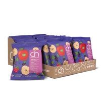 Crispy Naturals Jabłka ze smakiem owoce leśne z witaminami chipsy ZESTAW 24 x 18 g