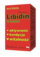 SANBIOS Libidin poprawia witalność mężczyzn 60 tabletek