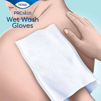 TENA Wet Wash Gloves Nawilżane myjki 8szt.