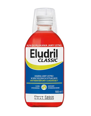 Eludril Classic płyn do płukania jamy ustnej 500 ml