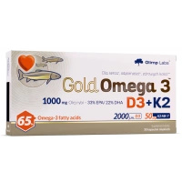 Olimp Gold Omega 3 D3 + K2 30 kapsułek miękkich