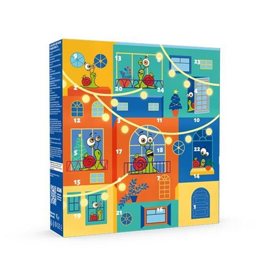 Bob Snail adwentowy kalendarz zdrowych przekąsek IDEALNY NA ŚWIĘTA 135 g