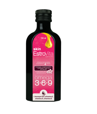 EstroVita Skin Sakura kwasy omega 369 skóra cera 250ml