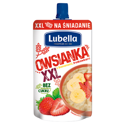 Lubella Owsianka XXL z bananami truskawkami 170 g