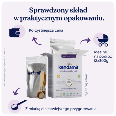 Kendamil Premium Box 4 po 2 roku życia ZESTAW 3 x 600 g