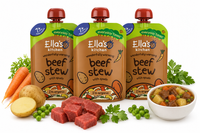 Ella's Kitchen BIO Duszona wołowina z ziemniakami ZESTAW 3 x 130 g