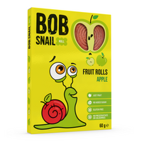 Bob Snail Rollsy owocowe Jabłko bez cukru 60 g