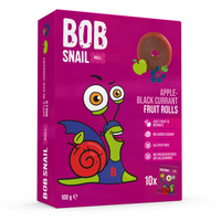 Bob Snail Rollsy owocowe Jabłko Czarna Porzeczka 100 g