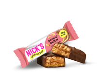 NICK'S baton proteinowy w czekoladzie mlecznej z masłem orzechowym bez cukru 50 g