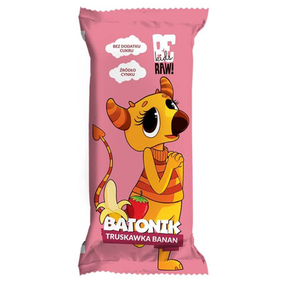 Be Raw! Kids Batonik truskawka banan 25 g