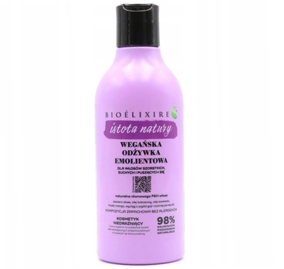 BIOELIXIRE Istota Natury wegańska odżywka emolientowa 400ml