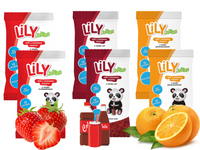 LiLY Jelly żelki z witaminami różne smaki zdrowe przekąski 6 x 30 g