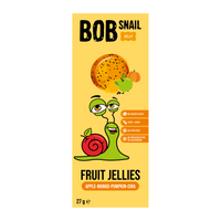 Bob Snail Galaretki owocowe Jabłko Mango Dynia Chia 27 g