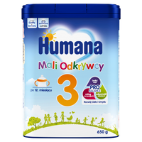 Humana 3 Mali Odkrywcy Napój mleczny w proszku po 12. miesiącu 650 g