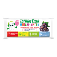 Zdrowy lizak dla dzieci mniam mniam z witaminami NA GARDŁO I KRTAŃ porzeczkowy 1 sztuka