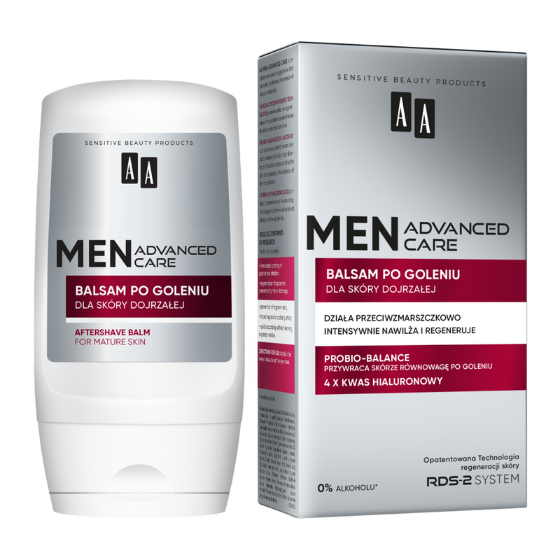 AA Men Advanced Care Balsam po goleniu dla skóry dojrzałej 100 ml