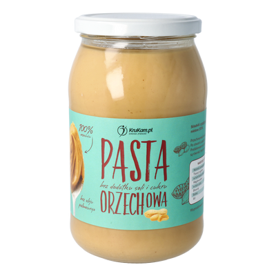 Krukam pasta ORZECHOWA I ARACHIDOWA 100 % orzechów 900 g