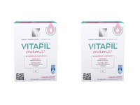 Vitapil Mama biotyna ZDROWE LŚNIĄCE WŁOSY na odbudowę ZESTAW 2 x 60 kapsułek