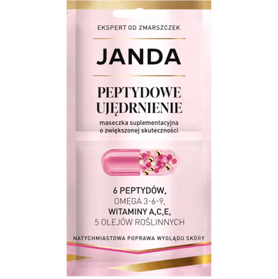 Janda Maseczka Suplementacyjna Peptydowe Ujędrnienie 