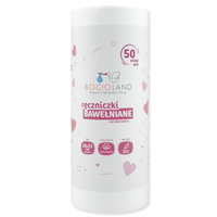 Bocioland miękkie i delikatne ręczniki bawełniane na rolce 20 x 23 cm 50 sztuk