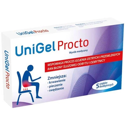 UniGel Procto 5szt Hemoroidy