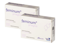 Feminum Pregna Globulki dopochwowe PŁODNOŚĆ ZESTAW 2 x 3 sztuki