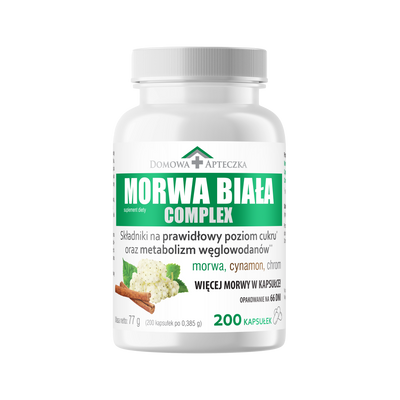 Morwa Biała complex POZIOM CUKRU 200 tabletek	
