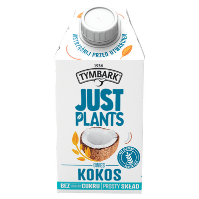 Tymbark Just Plants Napoje roślinne zestaw różne smaki 5 x 500 ml