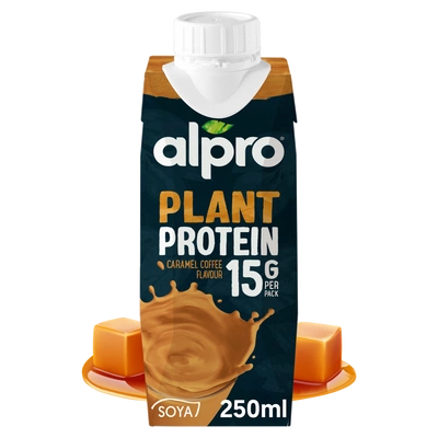 Alpro Napój sojowy wysokobiałkowy o smaku karmelu i kawy 250ml