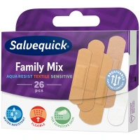 Salvequick Family Mix plastry zestaw rodzinny 26 sztuk