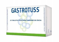 Gastrotuss tabletki przeciwrefluksowe do żucia 24 tabletki