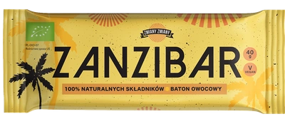 Zmiany Zmiany baton ZANZIBAR mango ananas zdrowe przekąski 40 g
