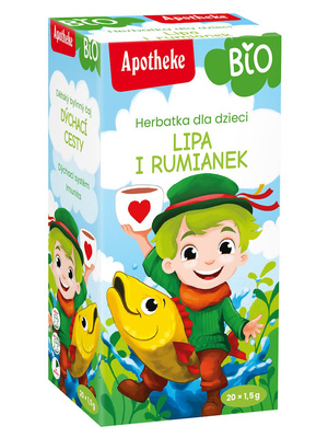 Apotheke herbatka dla dzieci lipa, rumianek i mięta 20 saszetek