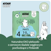 Muumi Baby Pants 4 Maxi 7-11 kg (40 szt), eko pieluchomajtki