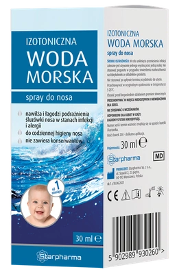 Starpharma izotoniczna woda morska - spray do nosa 30ml