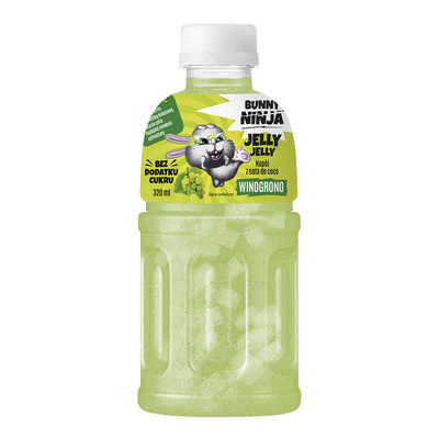 Bunny Ninja Jelly Jelly napój z sokiem z winogron NFC i galaretką kokosową 320 ml