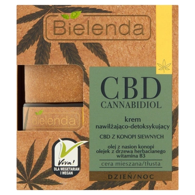 Bielenda cbd krem nawilżająco-detoksykujący z konopi siewnych cera mieszana/tłusta na dzień noc 50ml