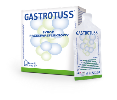 Gastrotuss syrop przeciwrefluksowy 20 saszetek po 20ml