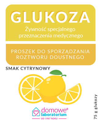 HYDREX glukoza cytrynowa w saszetce 1 sztuka 75 g 