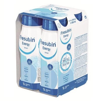 Fresubin® Energy Drink, smak neutralny, 4 x 200 ml.  Żywność specjalnego przeznaczenia medycznego. Dieta na Start