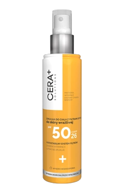 CERA PLUS Solutions, emulsja do ciała z filtrami SPF 50 do skóry wrażliwej, 150 ml