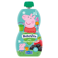 BoboVita Peppa Mus jabłko, suszona śliwka po 6 miesiącu 100 g