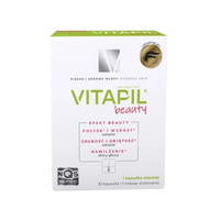 Vitapil Beauty kwas hialuronowy cynk PIĘKNE I LŚNIĄCE WŁOSY 30 kapsułek