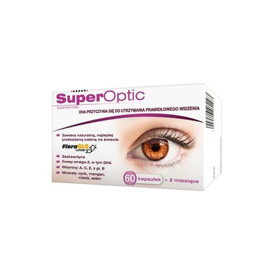 SuperOptic WITAMINY DO OCZU LUTEINA WZROK 60 kapsułek