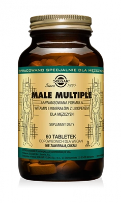 Solgar Male Multiple witaminy i minerały dla mężczyzn 60tab