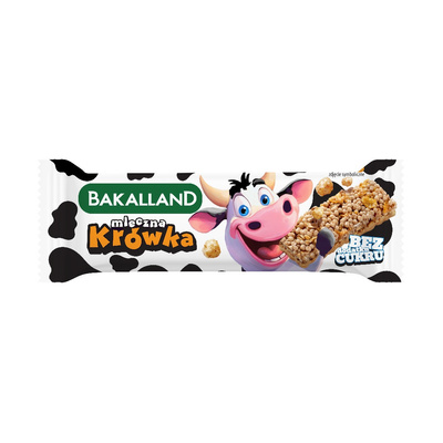 Bakalland Kids Baton dla dzieci mleczna krówka 25g